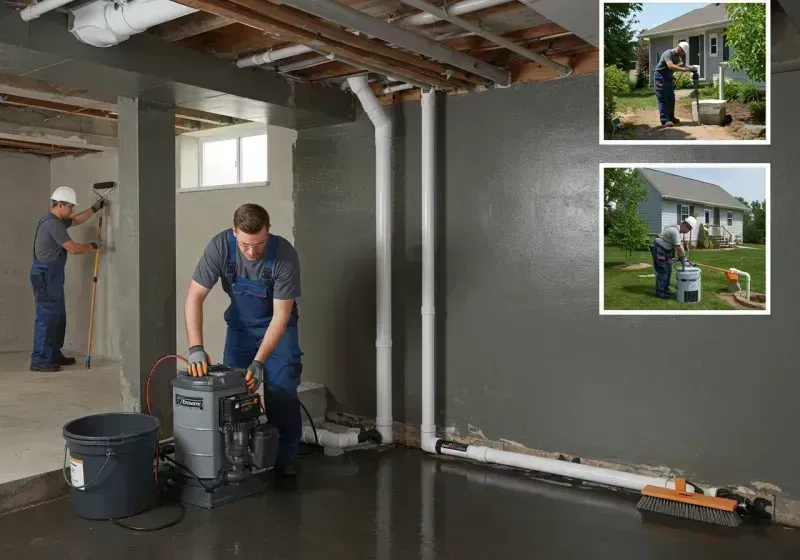 Basement Waterproofing and Flood Prevention process in Oakwood Hills, IL